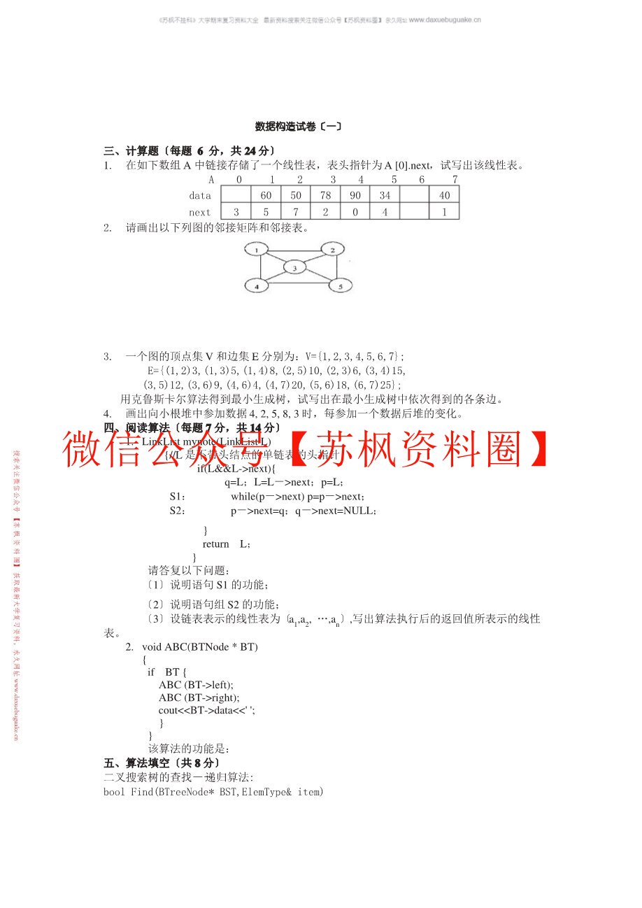 数据结构